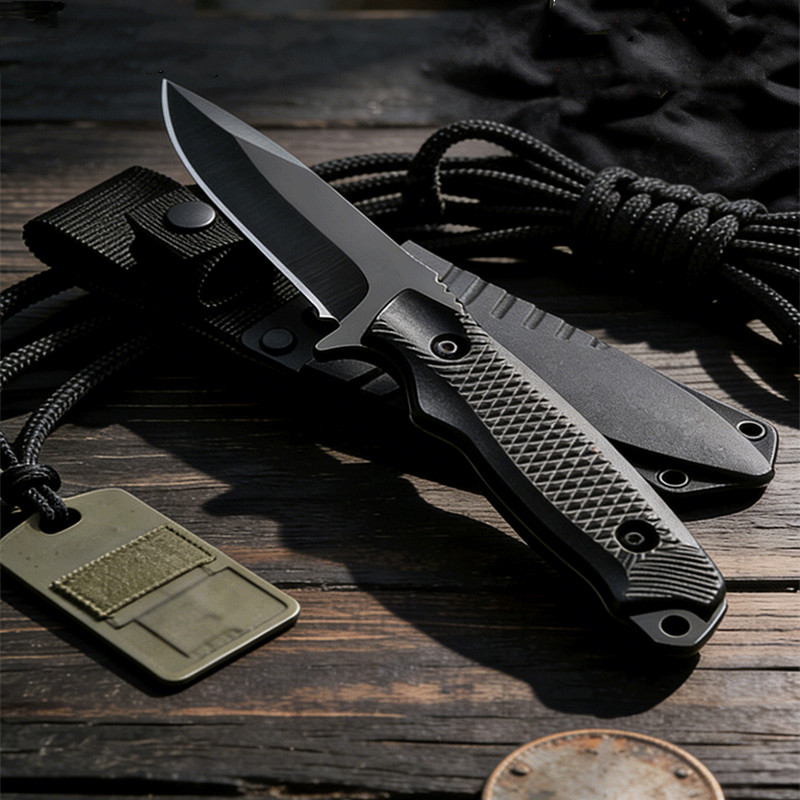 Dive Knife Titanium - High-hardness fixed-blade knife, outdoor camping portable
