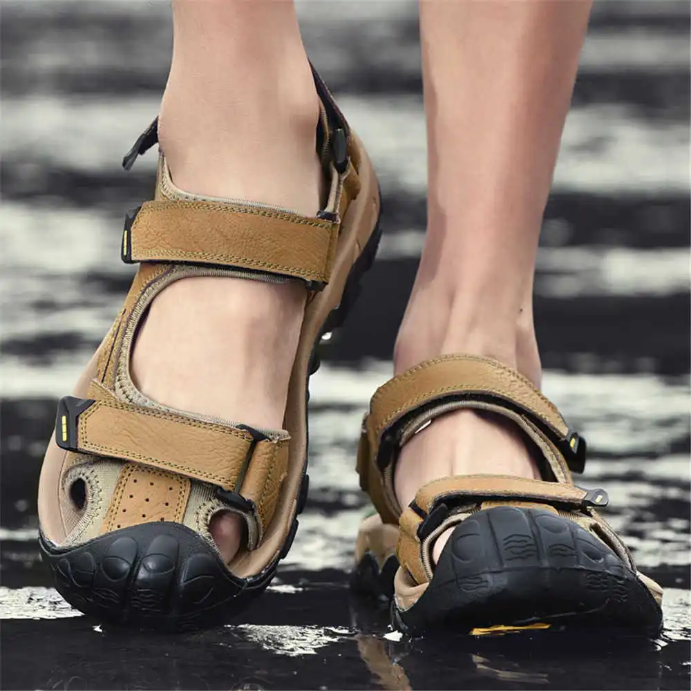 Aquatic Sports Team Names - Number 44 Natural Cowhide Water Slippers