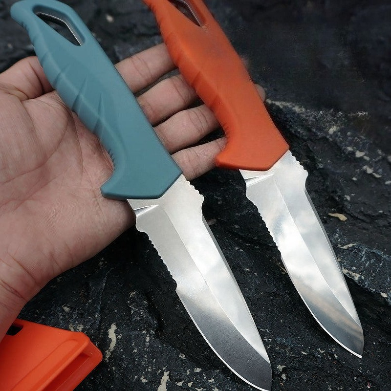 Multi-color Outdoor Camping Hi - Dive Knife Titanium 评论和价格
