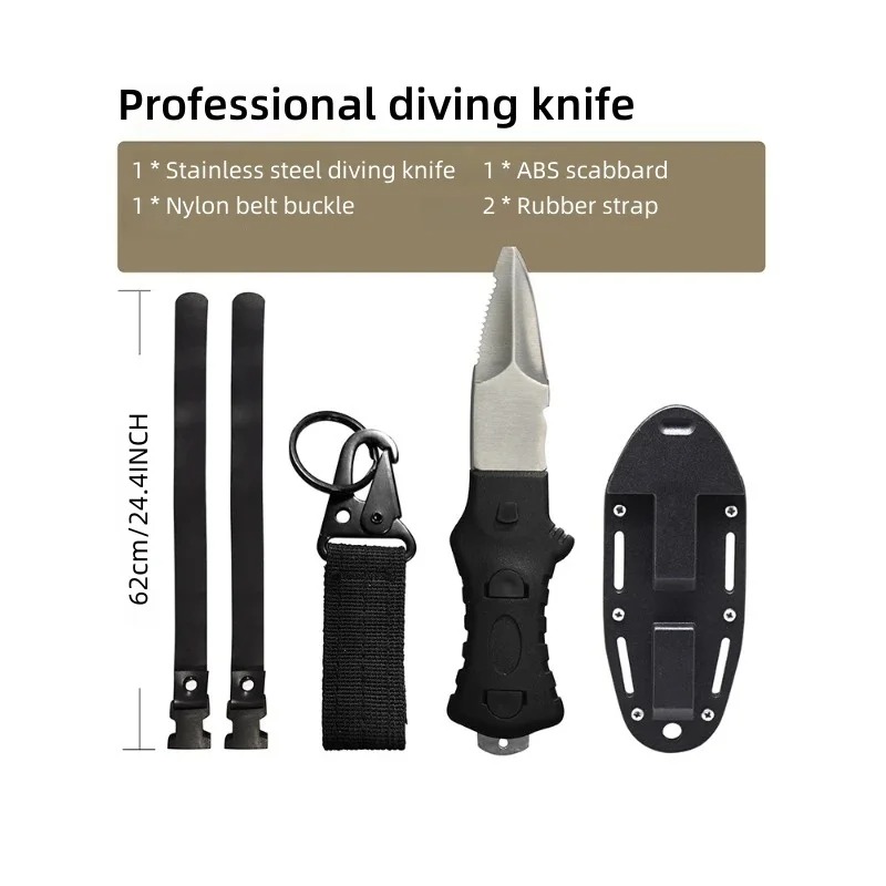 Outdoor Water Rescue Knife Spe - Dive Knife Titanium 评论和价格