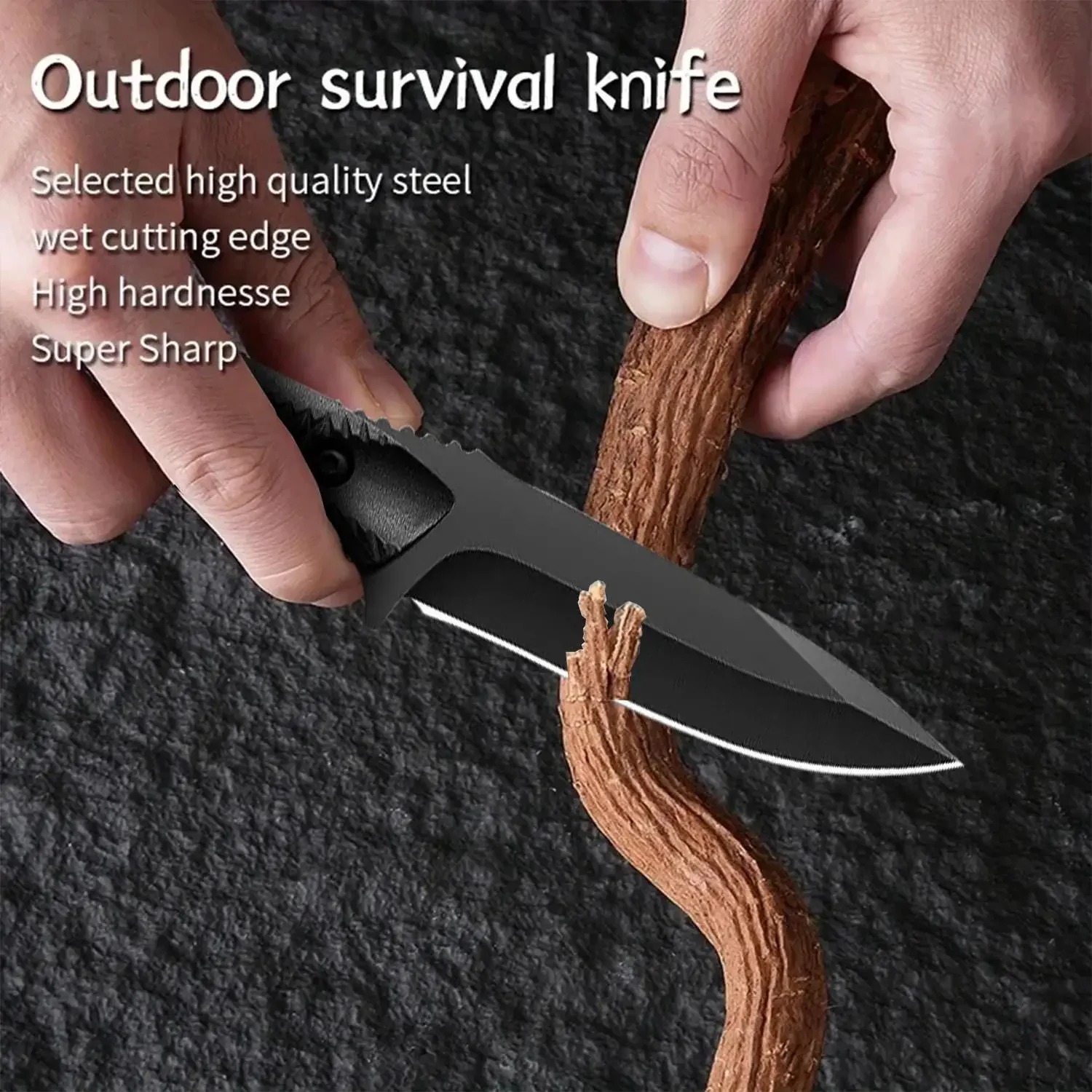 High-hardness fixed-blade knif - Dive Knife Titanium 评论和价格