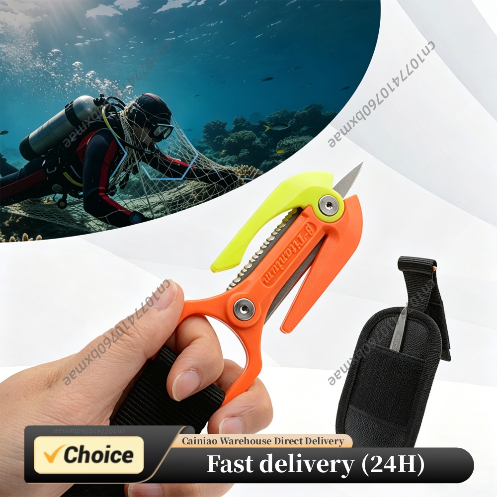 Dual-Purpose Titanium Alloy Di - Dive Knife Titanium 评论和价格