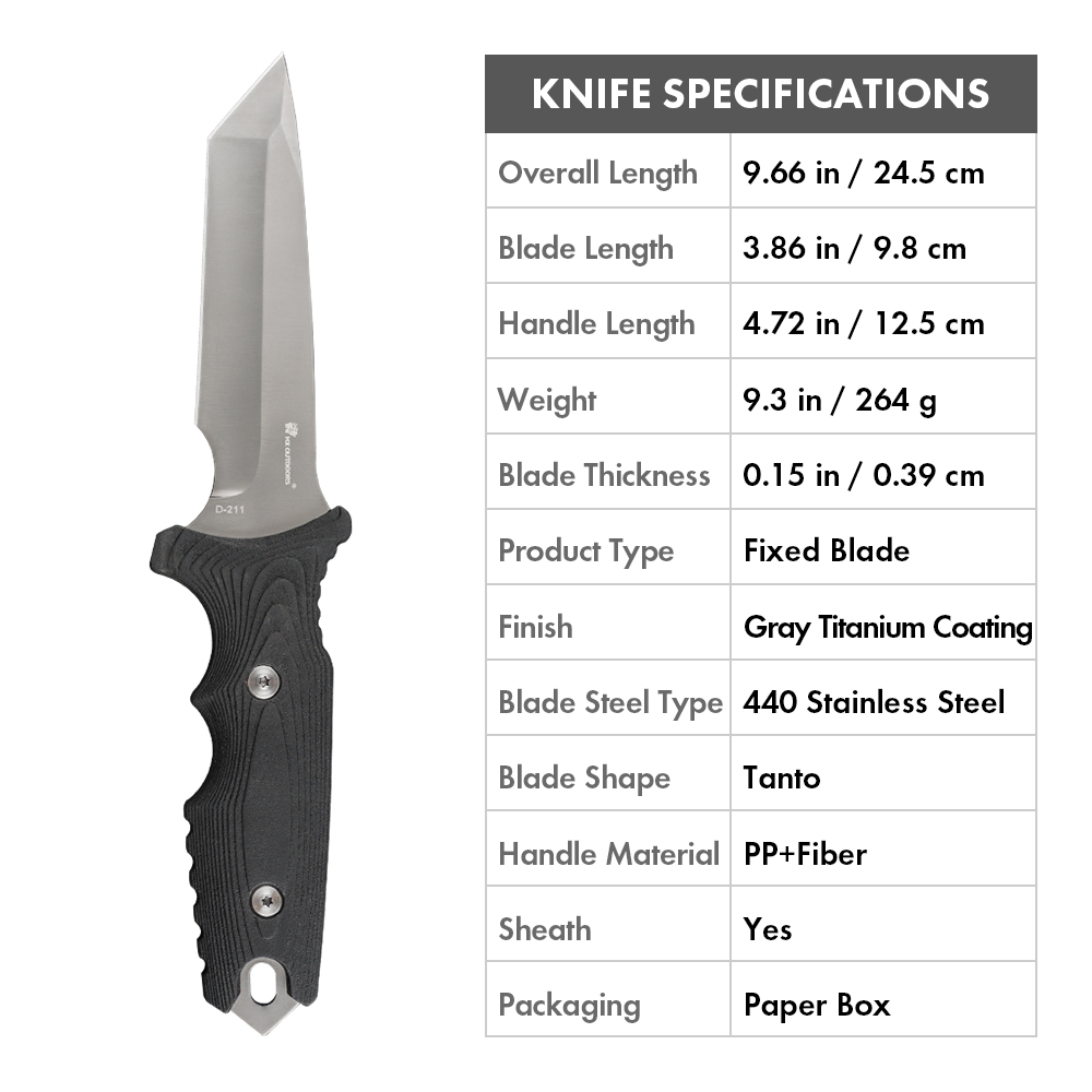 Survival Fixed Blade Knife EDC - Dive Knife Titanium 评论和价格