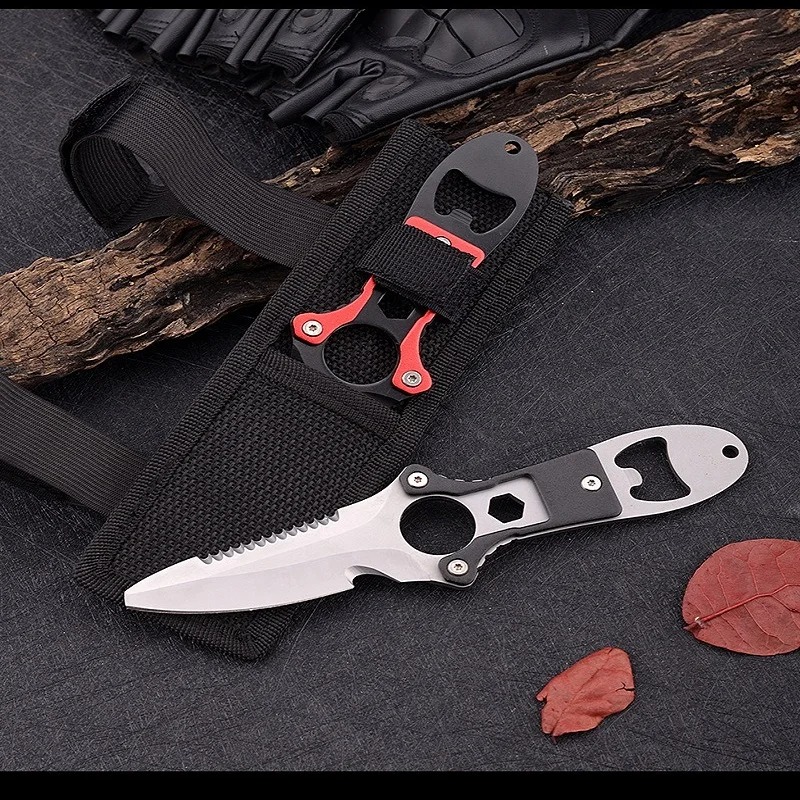 Stainless steel multifunctiona - Dive Knife Titanium 评论和价格