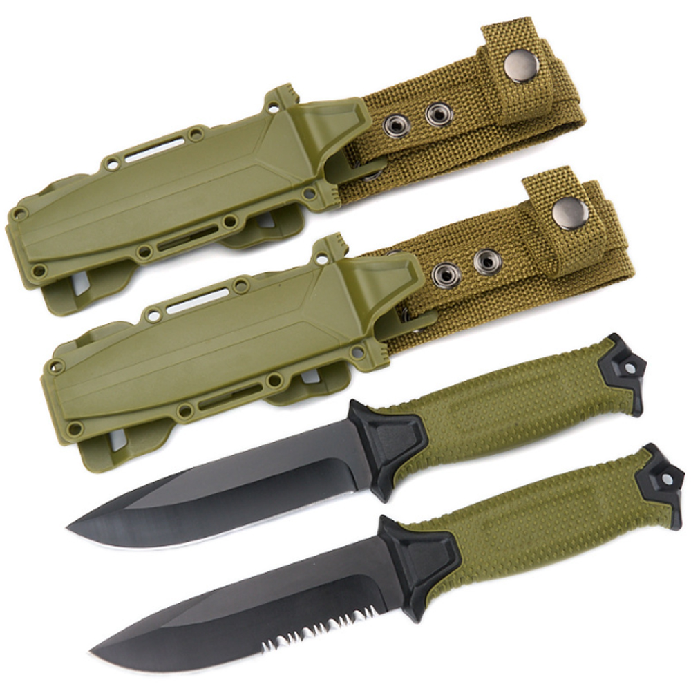 Outdoor Camping Fixed Blade Kn - Dive Knife Titanium 评论和价格