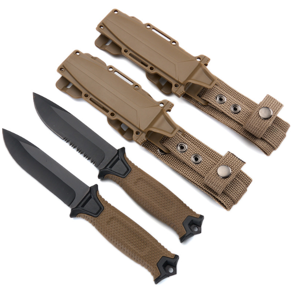 Outdoor Camping Fixed Blade Kn - Dive Knife Titanium 评论和价格