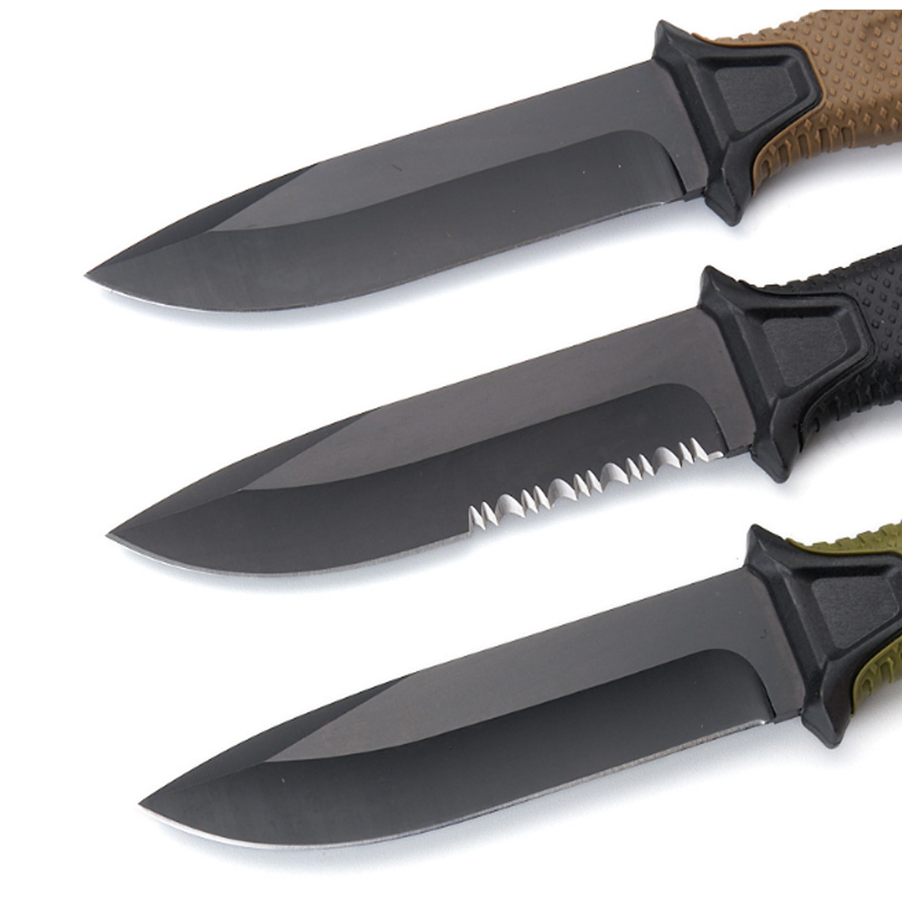 Outdoor Camping Fixed Blade Kn - Dive Knife Titanium 评论和价格